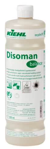 Високоефективний засіб для ручного миття посуду, супер-концентрований KIEHL Disoman, 1 л